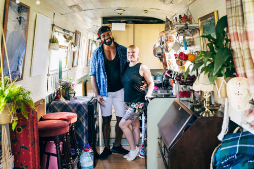 narrowboat interior